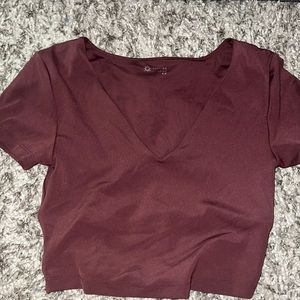 Aerie Maroon Top